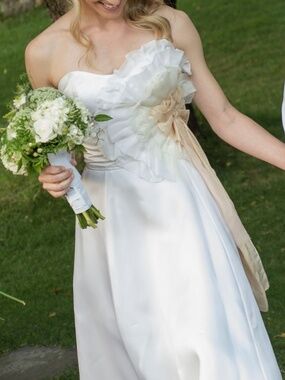Unique A Line Wedding Dress by Carol Hannah